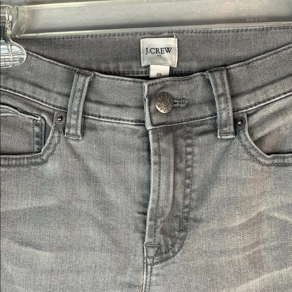 J. Crew Valley Wash gray Skinny Jean 25